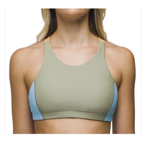 NWT prAna Baja Bound Swim Top Tankini Sweet Agave Bikini Top Sustainable‎ Sz Sm - Picture 1 of 9